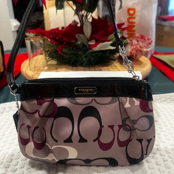 Coach Women's Multicolor Wristlet - Picture 5 of 6